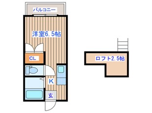 アリス桜木第１の物件間取画像